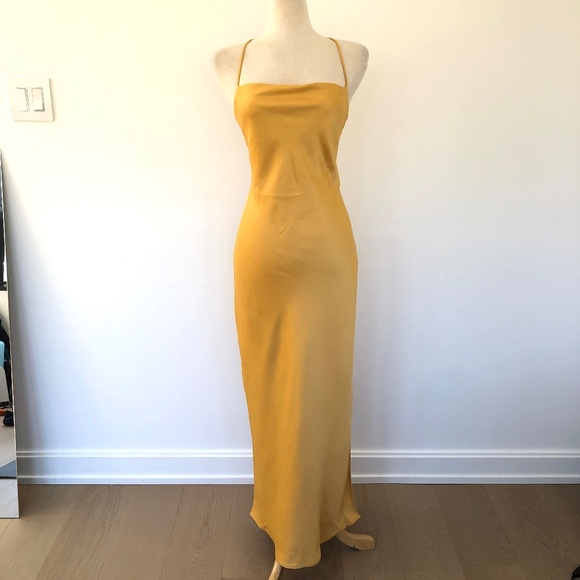 Meshki Gold gown NWT - Picture 1 of 4